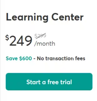 LearnWorlds - Learning Center Pricing