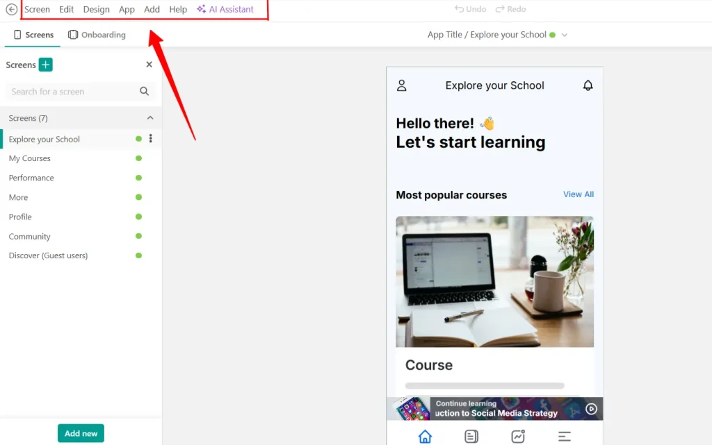 Designing Mobile Course App with LearnWorlds
