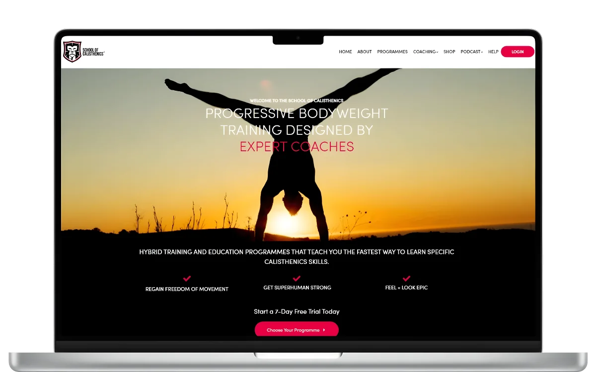 LearnWorlds and Calisthenics Masterclass