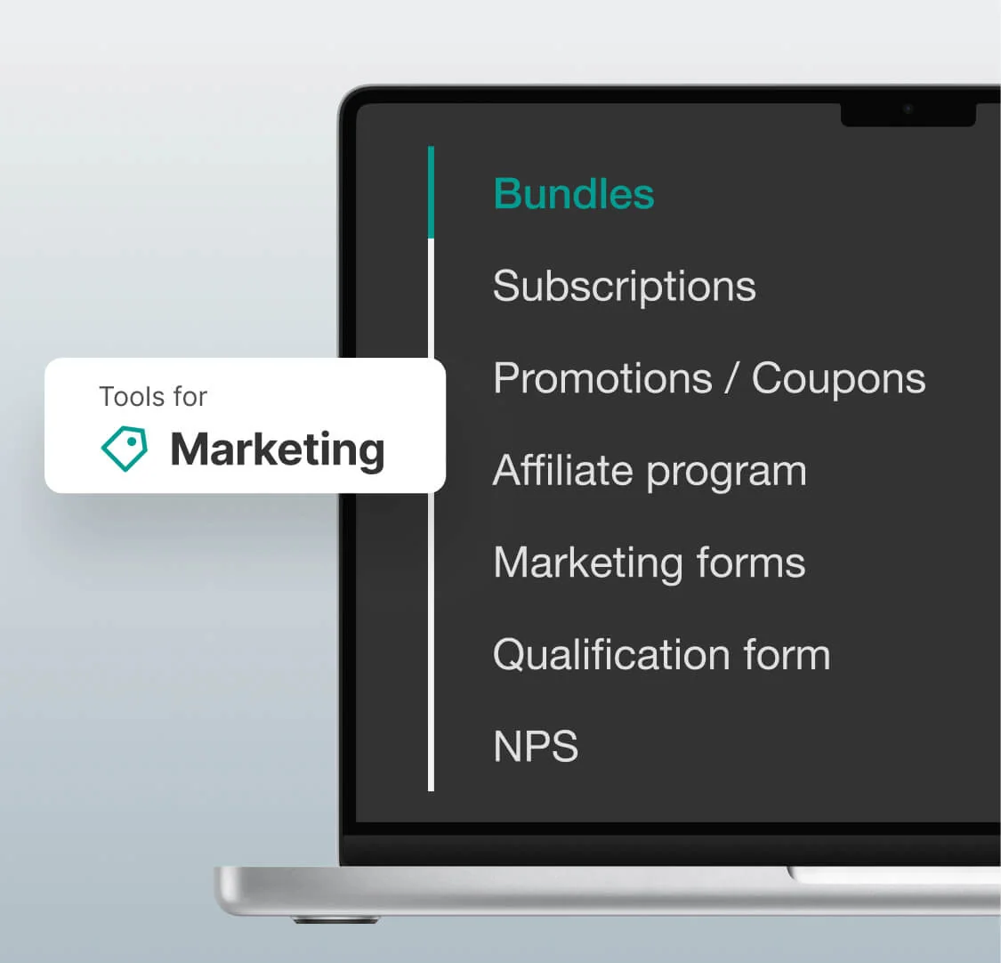 LearnWorlds marketing and sales tools